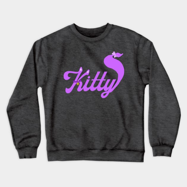 Kitty Crewneck Sweatshirt by toylibrarian